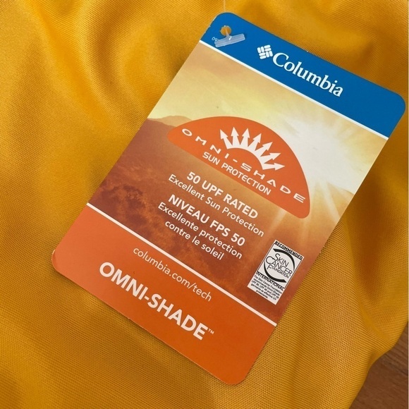 New Columbia SPF 50 OmniShade Sun Protection Short Sleeve Shirt Youth Boy XL NWT - Picture 3 of 8